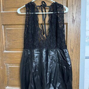 Noir Handmade Wet look dress US 3X